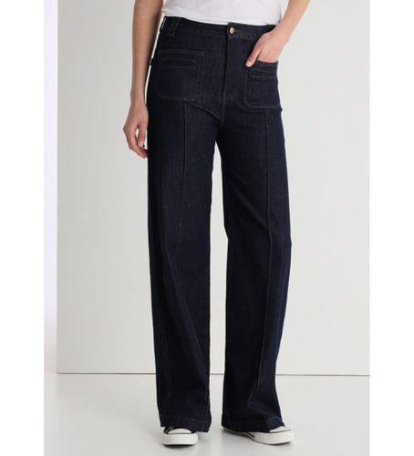 Til kvinder. 300128076 Jeans med plastronlommer (27), Casual, Bomuld, Denim - Victorio & Lucchino, V&L - Modalova