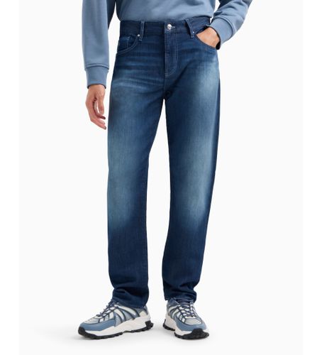 Til mænd. 6DZJ13Z1TTZ25EX indigo denim slim fit J13 jeans (31/34), Casual, Bomuld - Armani Exchange - Modalova