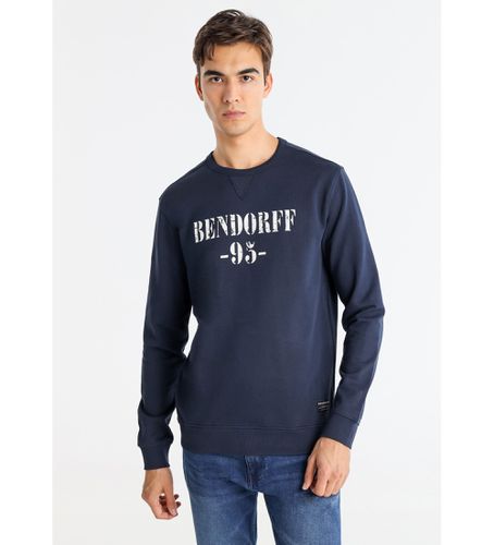 Til mænd. 860435424 Sweatshirt 95 navy (S), Casual, Bomuld, Lange ærmer, Blå - Bendorff - Modalova