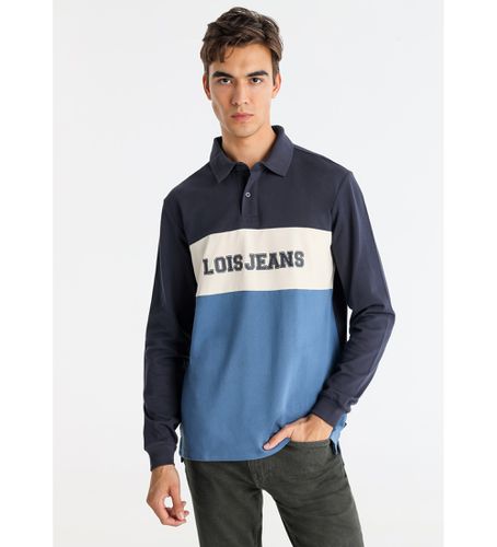 Til mænd. 132703953 piqué polo shirt (L), Casual, Bomuld, Lange ærmer - Lois Jeans - Modalova