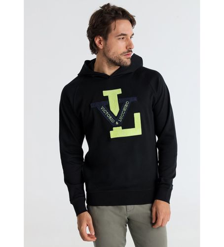 Til mænd. 660077103 Raglanærmet sweatshirt med applikation, (S), Casual, Bomuld, Lange ærmer - Victorio & Lucchino, V&L - Modalova