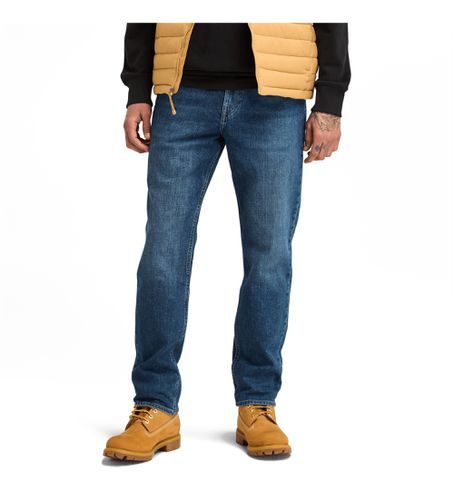 Til mænd. TB0A6CQEA111 Sandown 5-pocket straight jeans (28/32), Casual, Denim, Økologisk bomuld, Bæredygtig - Timberland - Modalova