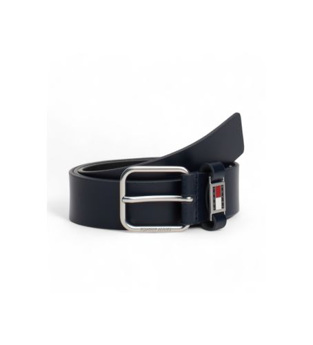 Til mænd. AM0AM12045 Scanton 3.5 Læderbælte Marine (115 cm), Casual, Blå - Tommy Hilfiger - Modalova