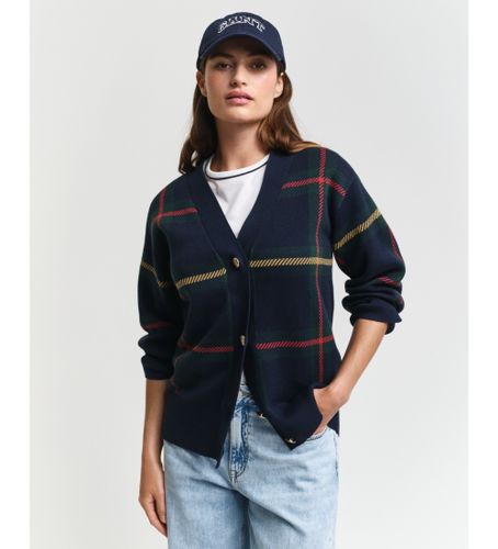 Til kvinder. 4805298 Cardigan med V-hals og store tern (S), Casual, Bomuld - Gant - Modalova