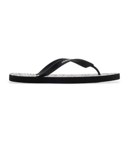 Til mænd. XUQ002XV676N814 Flip-flops med logo, , (39), Fast, Ingen, Badetøj - Armani Exchange - Modalova