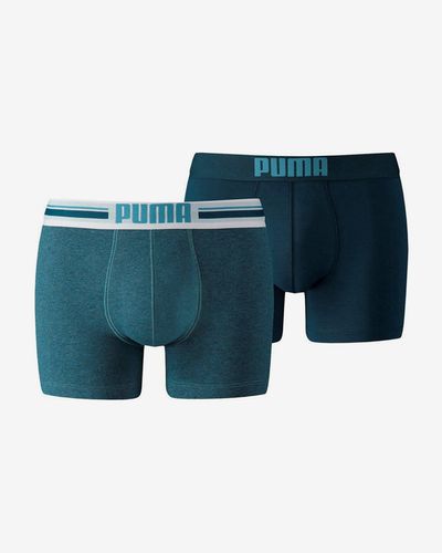 Puma Logo Boxers 2 pcs Blue - Puma - Modalova