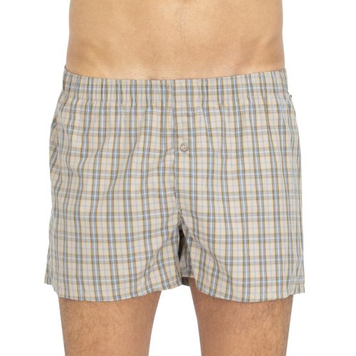 Hanro Boxershorts Beige kariert - Hanro - Modalova