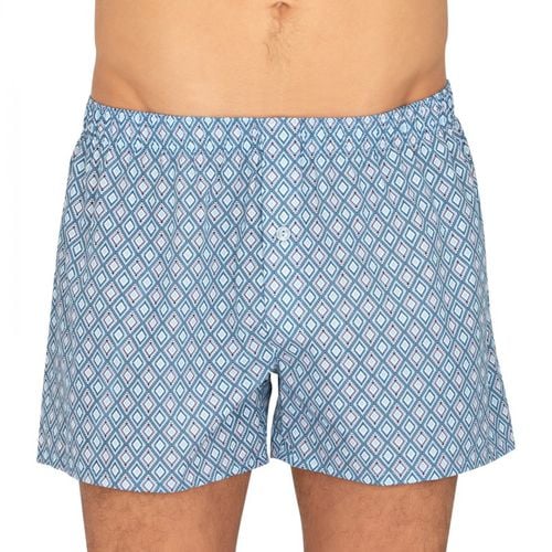 Hanro Boxershorts Blau gemustert - Hanro - Modalova