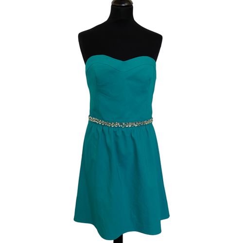 Robe turquoise bustier, , taille 42 - Naf Naf - Modalova