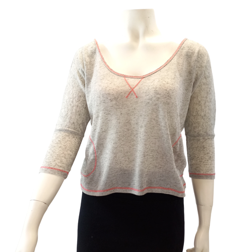 Top gris clair moucheté - Label Emmaus - Modalova