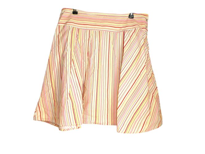 Jupe coupe trapèze à rayures - Taille L - Claudie Pierlot - Modalova