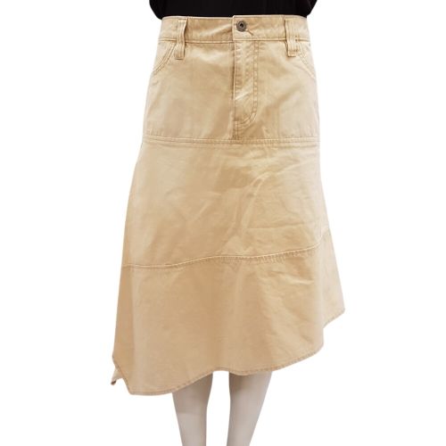 Jupe en toile beige façon jean - taille M - Pepe Jeans - Modalova