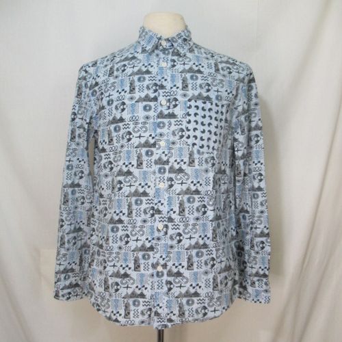 HO156 - Chemise manches longues à motifs - Taille L - Desigual - Modalova