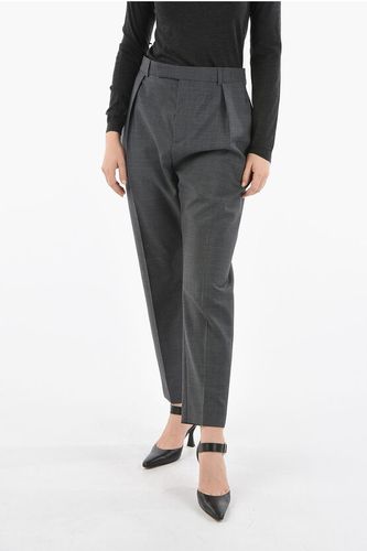 Mohair-blend Straight-leg Tailored Pants with Single Pleat size 46 - Celine - Modalova