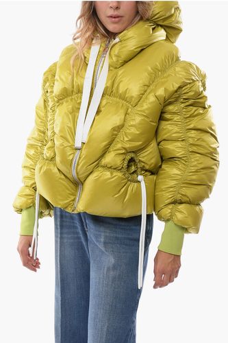 Nylon Down Jacket with Twisted Details Größe 42 - Khrisjoy - Modalova