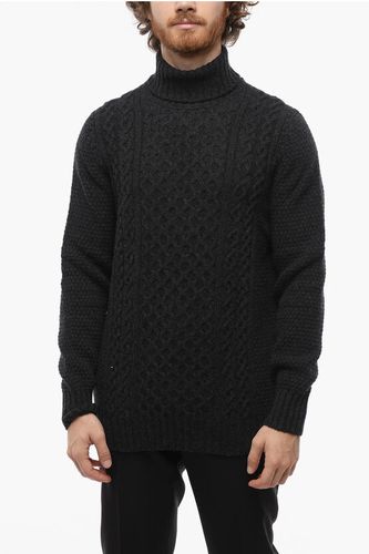 Aran Wool Turtleneck Sweater Größe 54 - Drumohr - Modalova