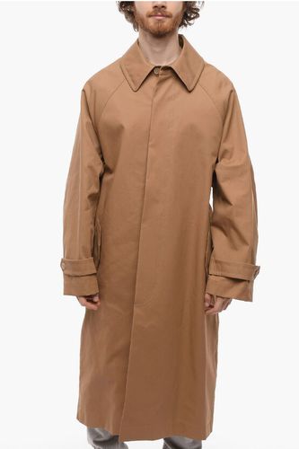 Coated Cotton Trench Coat with Flap Pockets Größe S - Hed Mayner - Modalova