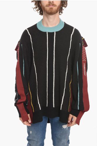 Contrasting Edge Wool Blend FOLDING Sweater Größe L - Ambush - Modalova