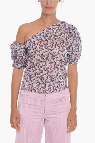 ETOILE Abstract Patterned LIDDY Asymmetrical Top with Balloo size 42 - Isabel Marant - Modalova