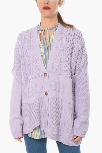 Embroidered Logo Knitted Cardigan Größe S - Ambush - Modalova