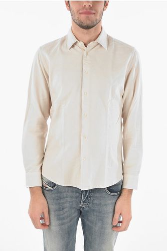 Flannelette Cotton Shirt with Spread Collar size M - Altea - Modalova