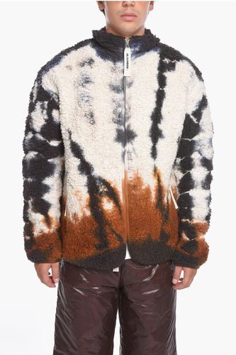 Front Zipped Teddy Sweatshirt with Tie Dye Motif size M - Jil Sander - Modalova
