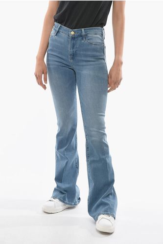 High Waist Flared Jeans with Golden Buttons 26cm Größe 26 - Frame - Modalova