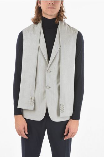 Wool Vest with Peak Lapel and Sleeve Scarf size 48 - Dior - Modalova
