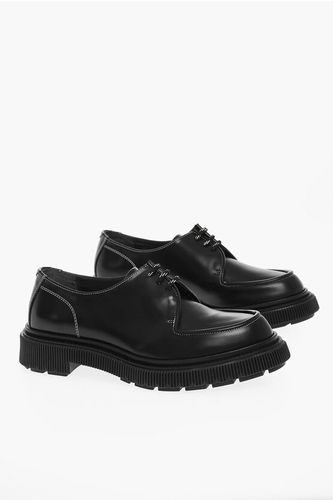 Leather Derby Shoes With Constrasting Seams size 35 - Adieu - Modalova