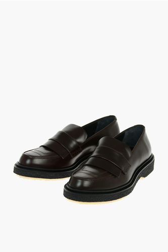 Leather TYPE 169 Loafers with Crinkled Sole size 42 - Adieu - Modalova