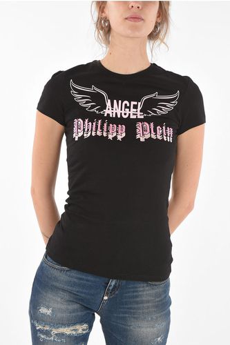 Printed Embroidered ANGEL T-Shirt size Xs - Philipp Plein - Modalova