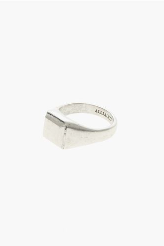 Silver Signet Ring size S - AllSaints - Modalova