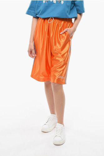 Tech-satin Joggers Shorts with Contrasting Bands Größe Unica - Khrisjoy - Modalova