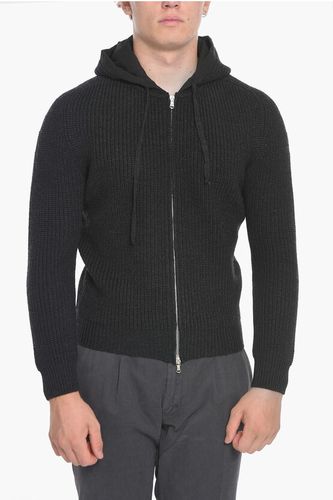 Wool-blend Hoodie Sweatshirt with Zipped Closure size M - Altea - Modalova