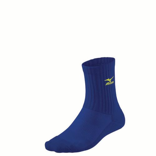 Volleyball Socks Medium Marineblau/Gelb Damen/Herren Grösse L - Mizuno - Modalova