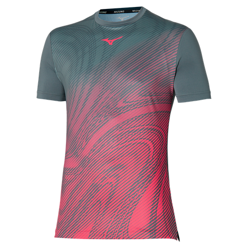 Charge Shadow Graphic Tee Uomo TagliaM - Mizuno - Modalova