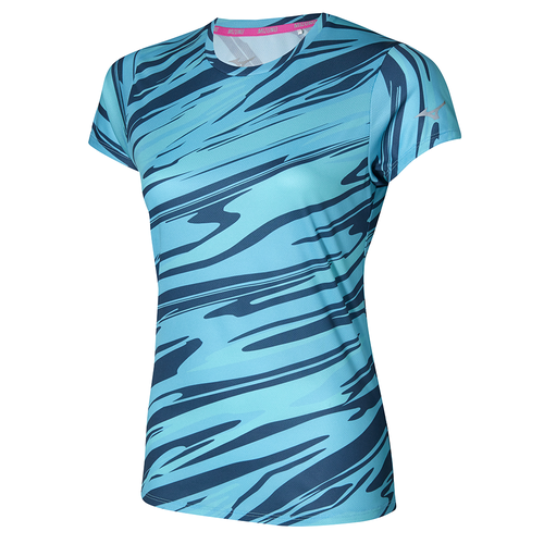 Impulse Core Graphic tee Mujer Talla S - Mizuno - Modalova