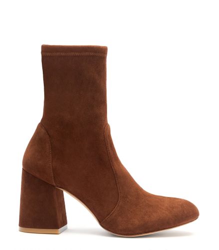 FLAREBLOCK 85 STRETCH BOOTIE, BOOTS AND BOOTIES, , SUEDE STRETCH - Stuart Weitzman - Modalova