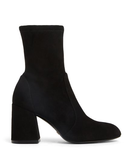 FLAREBLOCK 85 STRETCH BOOTIE, BOOTS AND BOOTIES, , SUEDE STRETCH - Stuart Weitzman - Modalova