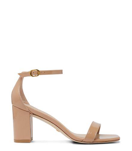 NUDISTCURVE 75 BLOCK SANDAL, SANDALS, , PATENT - Stuart Weitzman - Modalova