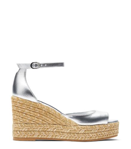 NUDISTIA ESPADRILLE WEDGE, Last chance, , LIQUID METALLIC - Stuart Weitzman - Modalova