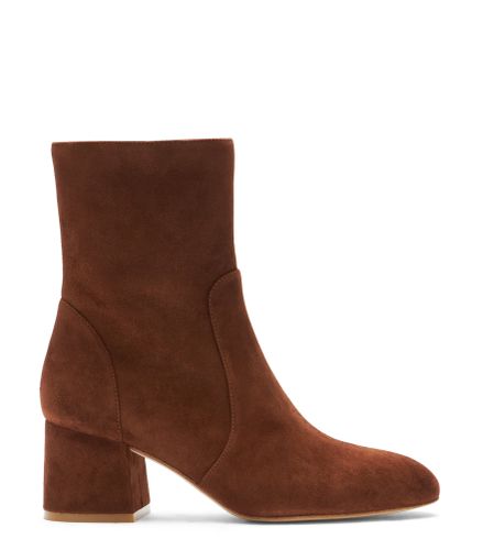 FLAREBLOCK 60 ZIP BOOTIE, BOOTS AND BOOTIES, , SUEDE - Stuart Weitzman - Modalova