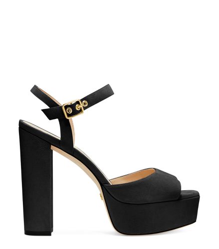 RYDER 95 PLATFORM SANDAL, SANDALS, , SUEDE - Stuart Weitzman - Modalova