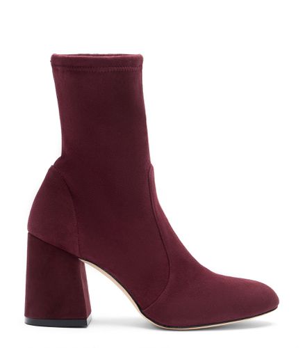 FLAREBLOCK 85 STRETCH BOOTIE, BOOTS AND BOOTIES, , SUEDE STRETCH - Stuart Weitzman - Modalova