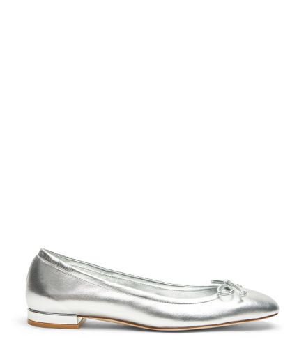 BRIA BALLET FLAT, FLATS AND LOAFERS, , LIQUID METALLIC - Stuart Weitzman - Modalova