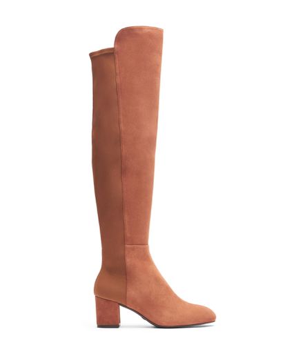 YULIANA BOOT, BOOTS AND BOOTIES, , SUEDE/STRETCH GABARDINE - Stuart Weitzman - Modalova