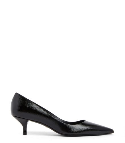 STUART KITTEN PUMP, PUMPS, , CAVIAR PATENT - Stuart Weitzman - Modalova