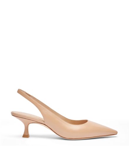 NAOMI 50 SLINGBACK, FOCUS ON: KITTEN HEEL, , HIGHSHINE NAPPA - Stuart Weitzman - Modalova