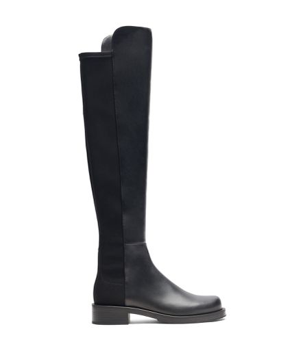 BOLD BOOT, BOOTS AND BOOTIES, , SMOOTH CALF/STRETCH GABARDINE - Stuart Weitzman - Modalova