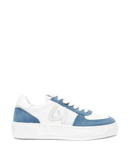 SW COURTSIDE MONOGRAM SNEAKER, SNEAKERS, /, CALF LEATHER/SUEDE - Stuart Weitzman - Modalova